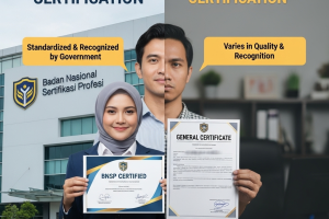 Perbedaan Sertifikasi BNSP dengan Sertifikat Non-BNSP